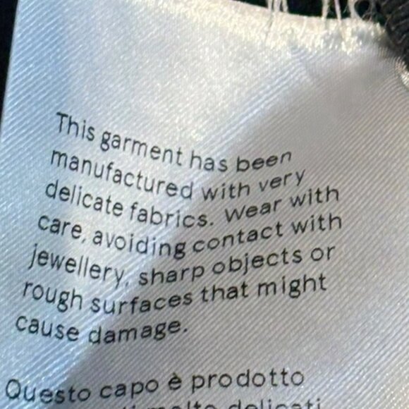 Stella McCartney Black One Shoulder Sleeveless Satin top Bow accent Size US 6 - Picture 12 of 16